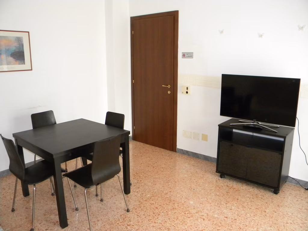 Zona giorno della casa vacanze Il Fiore di Roma