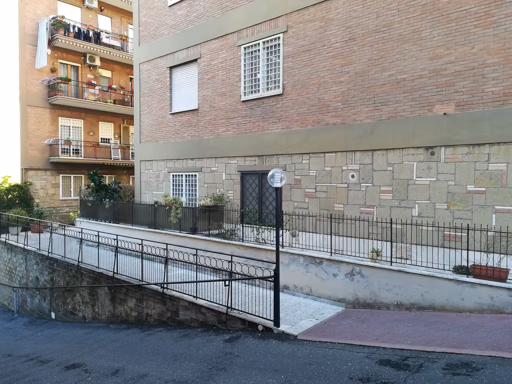 Spazio esterno della casa vacanze Il Fiore di Roma